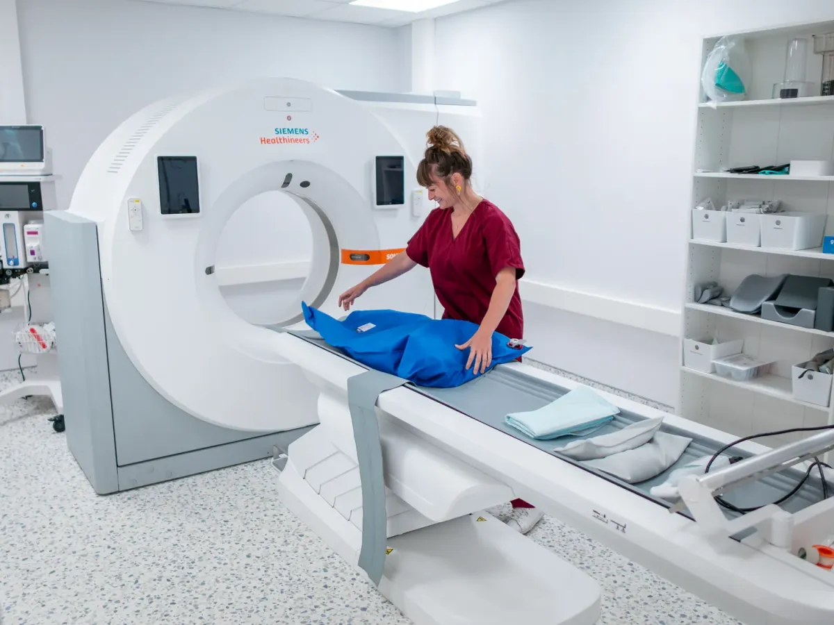 Préparation d’un examen au scanner